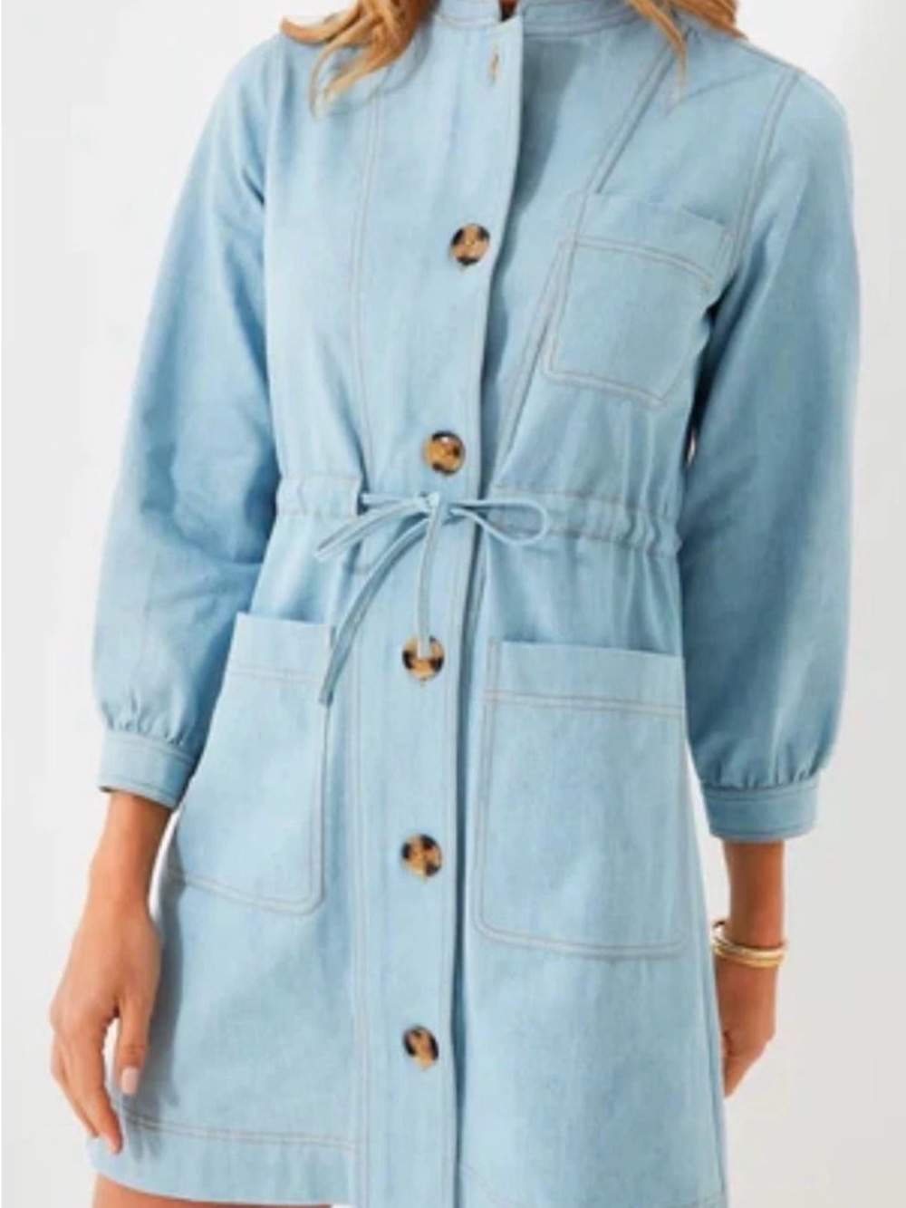 Tuckernuck Light Blue Denim Shirt Jacket